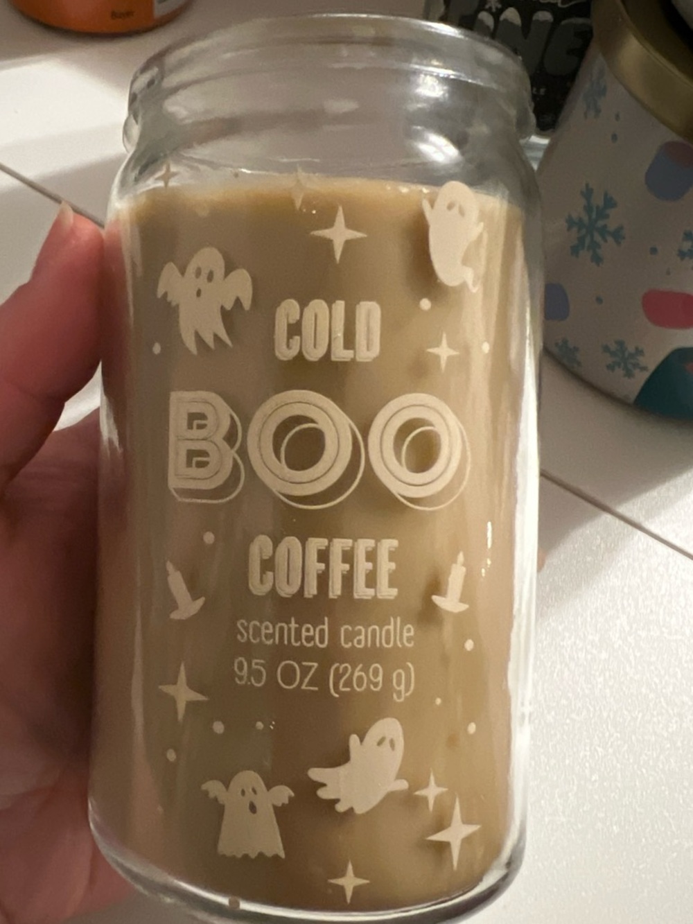 Cold Boo Coffee Candles